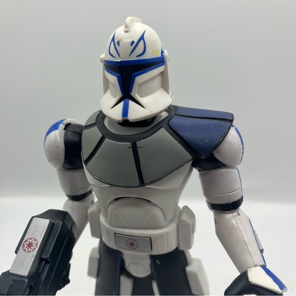 2009 HASBRO Star Wars 10" Figure COMMANDER REX CLONE Trooper Tested Working - Picture 2 of 11